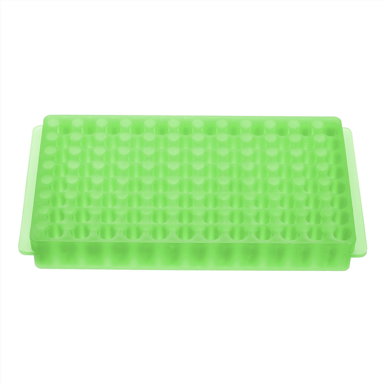 PATIKIL 96 Wells Tube Rack, 1pcs Vial Rack Double Panel Centrifuge Tube Holder for Microcentrifuge Tubes 0.2/0.5/1.5/2ml, Green-image-29
