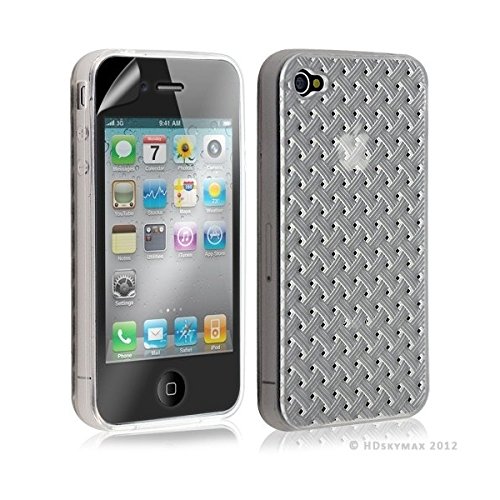 Kit étui + Stylet + Film Protecteur Pour IPhone 4/4S (vert, KARYLAX)