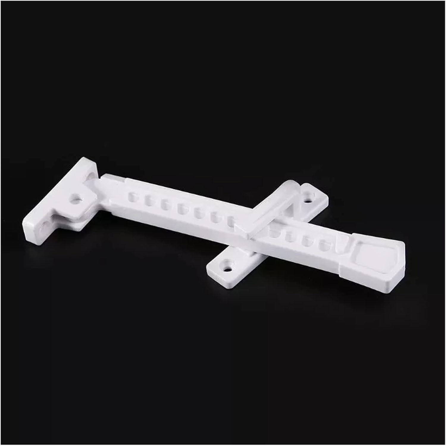 Window Door Security Lock ABS Wind Bracing Limiter Latch Casement Window Position Stopper restrictor Child Safety Protection(E)