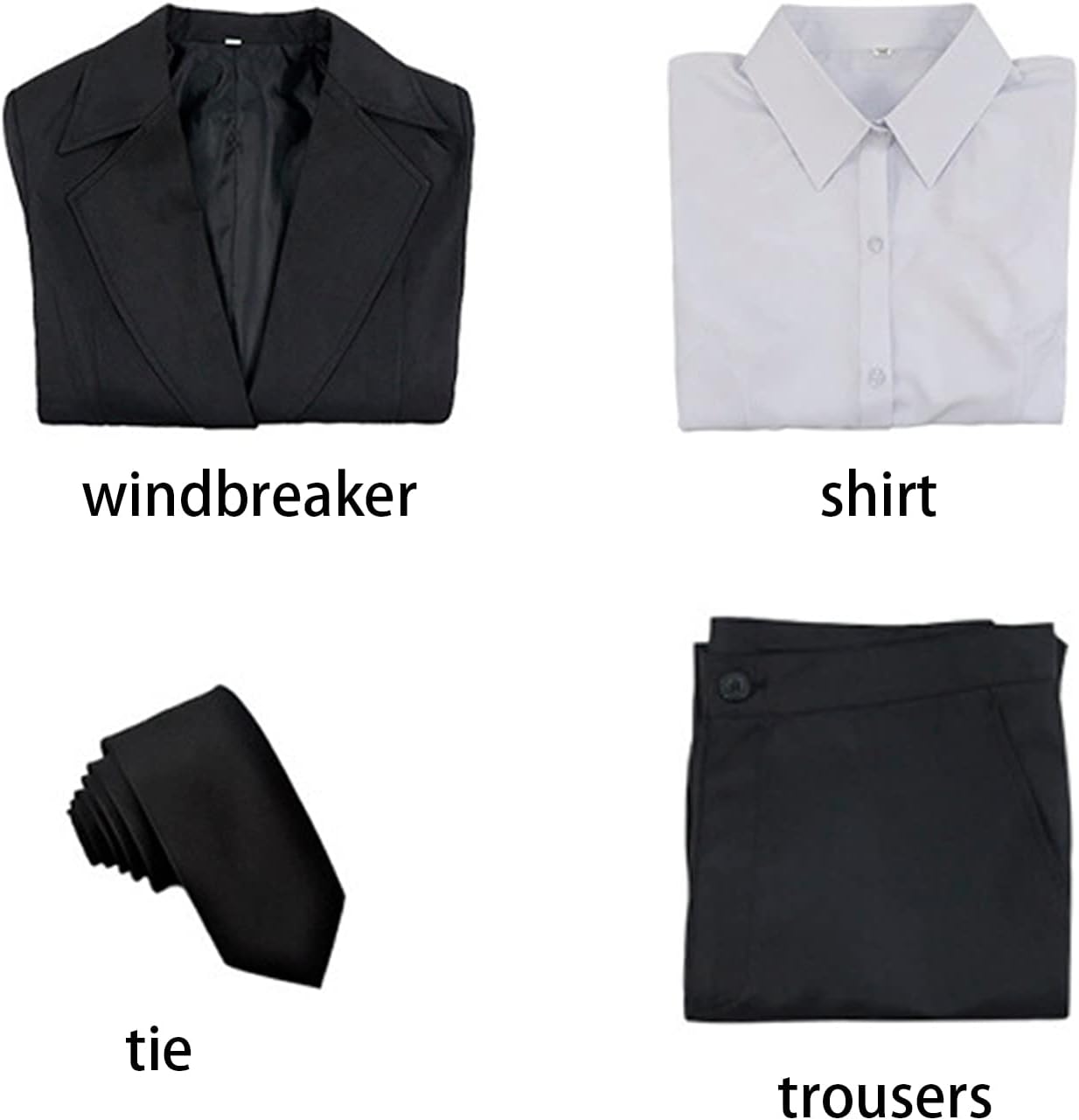 TMSREBU Makima Cosplay Costume Uniform Outfit Full Set Halloween Suit