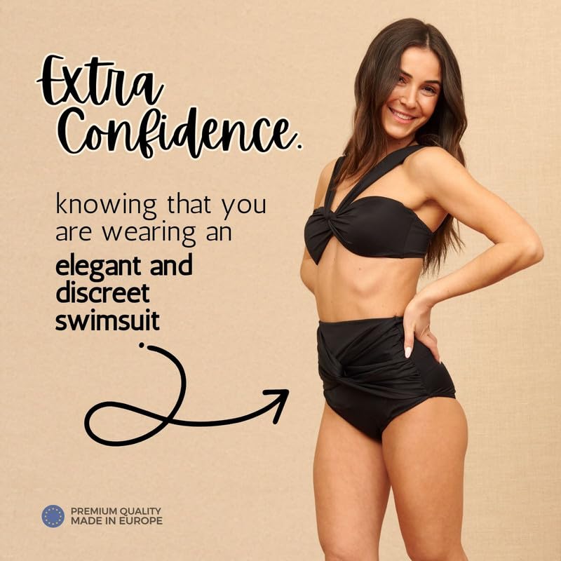 SIIL Ostomy Swimwear for Women, Ostomy Bag Covers Colostomy, Ileostomy, Urostomy Bag Covers for Swimming.