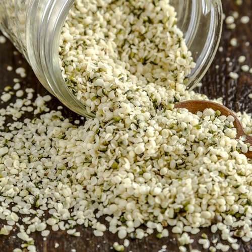 Wilderness Poets Hulled Hemp Seeds, Organic Raw Hemp Hearts (32 Ounce - 2 Pound)