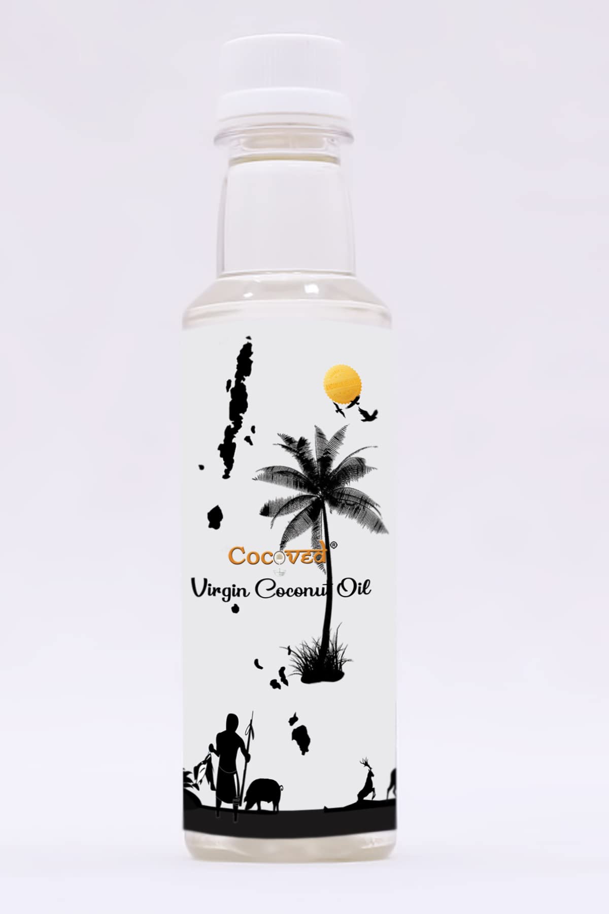 Cocoved Virgin Coconut Oil, Cold Processed, Unrefined, 1000 ML (1 liter) - Extracted from fresh Coconut Milk - Product of Andaman & Nicobar Islands (B09RMZV4JD) Amazon Price History, Amazon Price Tracker