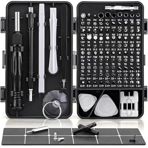 Precision Screwdriver Set, NOVOARD Electronics Screwdriver with 101 Magnetic Screw Driver Bits, Electonics Repair Tool Kit for Computer, PC, Laptop, iPhone, MacBook, Game Console, Jewelry Accessories Cover