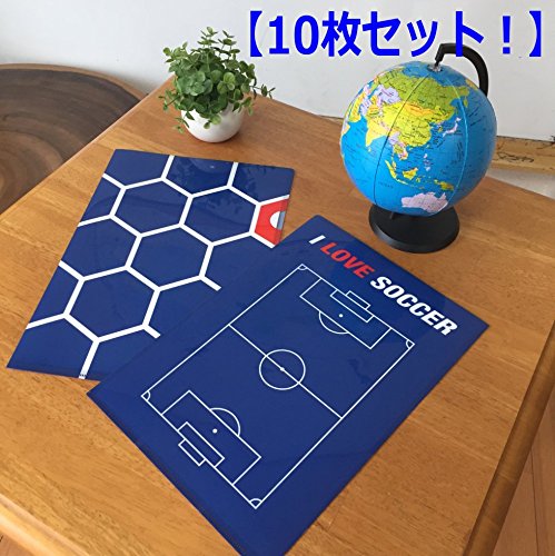 Amazon | 【サッカー】クリアファイル 10冊セット A4サイズ | クリア