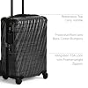 TUMI - 19 Degree Lite 4 Wheel Luggage - Lightweight and Highly Durable, Modern Contour, Hard Shell Men's and Women's Suitcase - 21.75 International Carry-On, Black Graphite