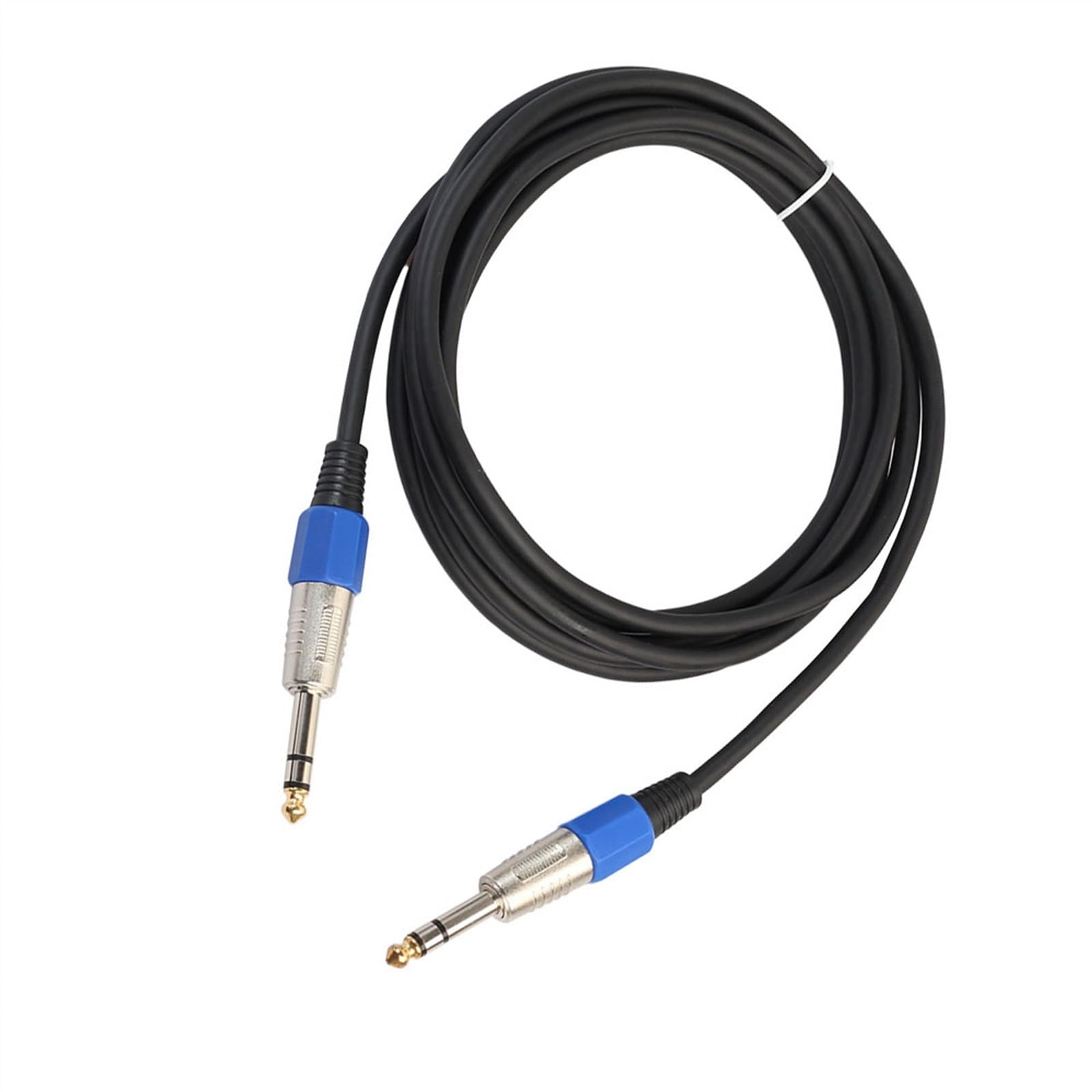 Cables para instrumentos Cable De Estéreo Macho A Macho Para Guitarra Eléctrica Color Negro(20m)