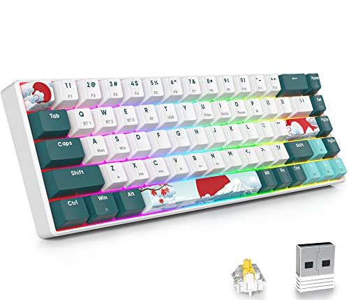 Teclado Gamer 60% Wireless Mechanical Gaming Keyboard