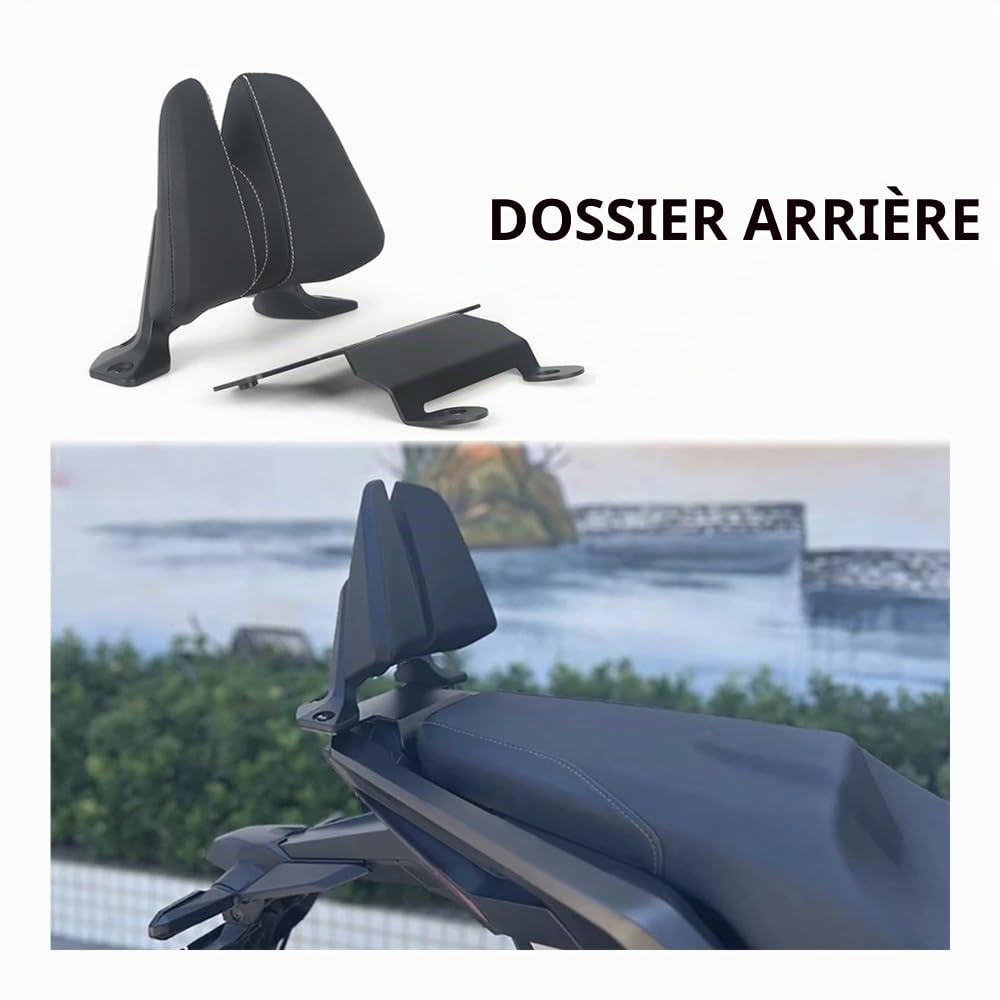 arrière dossier copilote Pour X-ADV 750 2021-2025 Moto Siège Passager Arrière Dossier Coussin De Repos Support