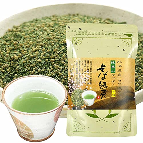 静岡 かやまえん 抹茶入り ダッタン そば緑茶 100g