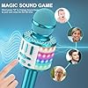 Wireless Microphone with Lights, Karaoke Bluetooth Microphone for Kids Adults, Portable Toy Karaoke Mic Speaker Machine, Home KTV Player Support Phone/Pad/TV for Party Singing, Boys Girls Best Gifts #4