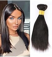 Huarisi Short Straight Human Bundle Hair 10 inch 8A Grade Unprocessed Brazilian Hair Weft Natural...