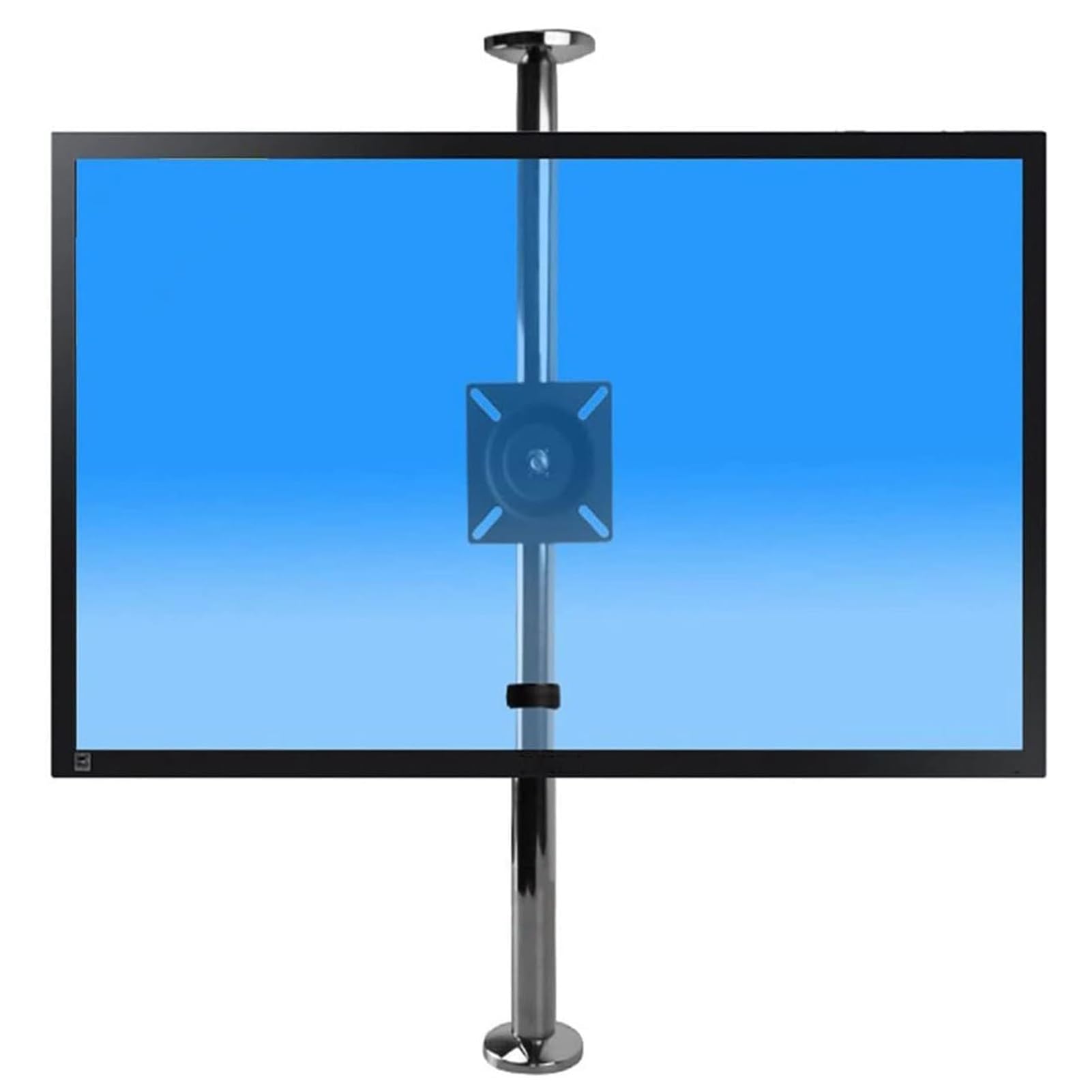 QICBYING 360 Degree Rotating Frame Stand - Adjustable TV Bracket, TV Wall Bracket Mount, Partition Wall Rotating Rack, Fits 14-28 Inch LED Screen Display, Holds Up To 35KG Max(66-82CM)