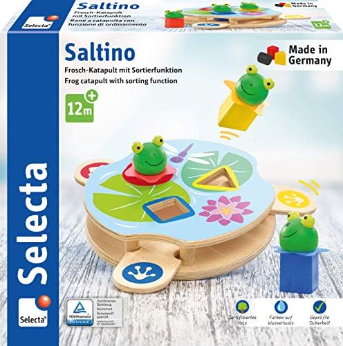 Selecta 62072 Saltino, zabawka motoryczna z drewna