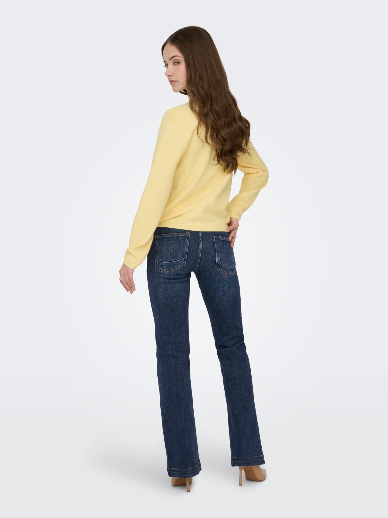 ONLY Damen Onlpower Md Flared Pushup DNM Gen332Noos Onlpower Md Flared Pushup DNM Gen332noos