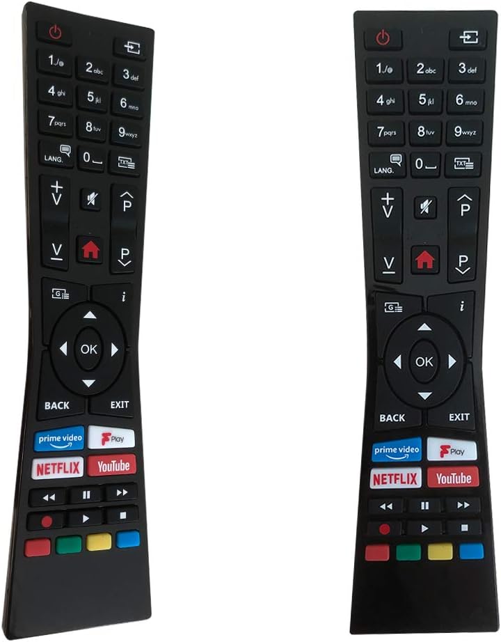 FOXRMT Replacement JVC Remote Control for JVC Smart TV Remote RM-C3338 LT-24C680 LT-32C695 LT-40C790 LT-43C795 LT-49C790 and More JVC Bush TV Remote Controls- No Setup Required