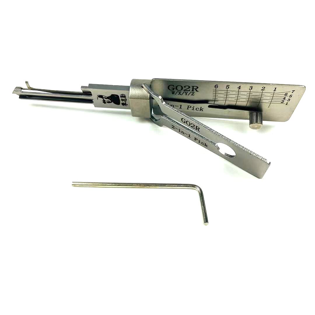 TPM Go SS001 LishiTools Lock Pick Tool For Double-Groove Door Lock,Pro