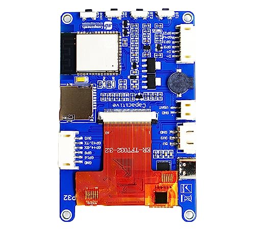 Image of Touchsy 3.2inch LCD Display based on ESP-32 MCU, 3.2 inch SPI Interface ESP32 Touch Screen Display with Integrated Wi-Fi, Bluetooth, 4 Programmable Buttons & SD Card Slot (Capacitive Touch)