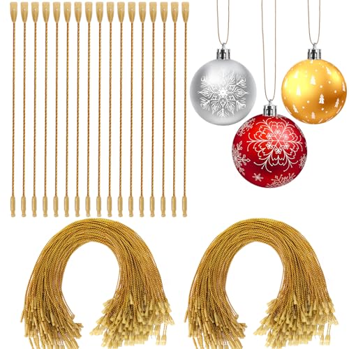 AUGSUN Weihnachtskugeln Aufhänger Haken, 200 Stück Christbaumkugel...