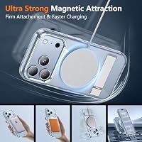 SPIDERCASE for iPhone 17 Pro Case/iPhone 18 Pro Case,Magnetic,Clear — image 4