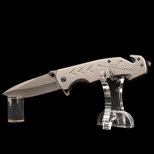 Miniatura 1 de Estante de almacenamiento de cuchillos de plexiglás para exhibición de espadas al aire libre, decoración del hogar (1 juego)