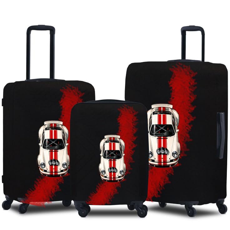 Image of Spendex Polyester Protective Luggage Cover | Hard Luggage Trolley Bag Cover | Washable | Dust Proof | S /M /L - Combo | Rallye