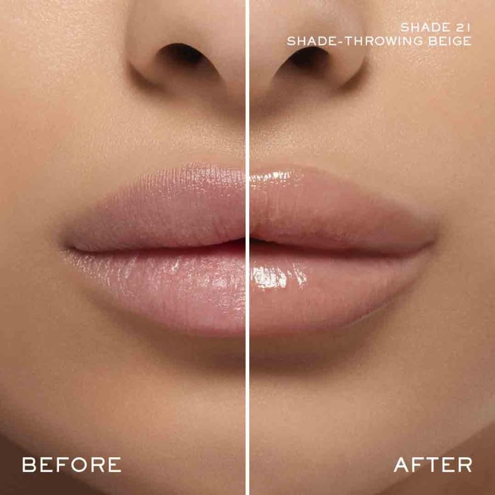 Lancôme Lip Idôle Squalane-12 Butterglow Lip Balm, Instant Shine, instant, Supercharged Hydration, 21 Shade-Throwing Beige 3g - Image 3