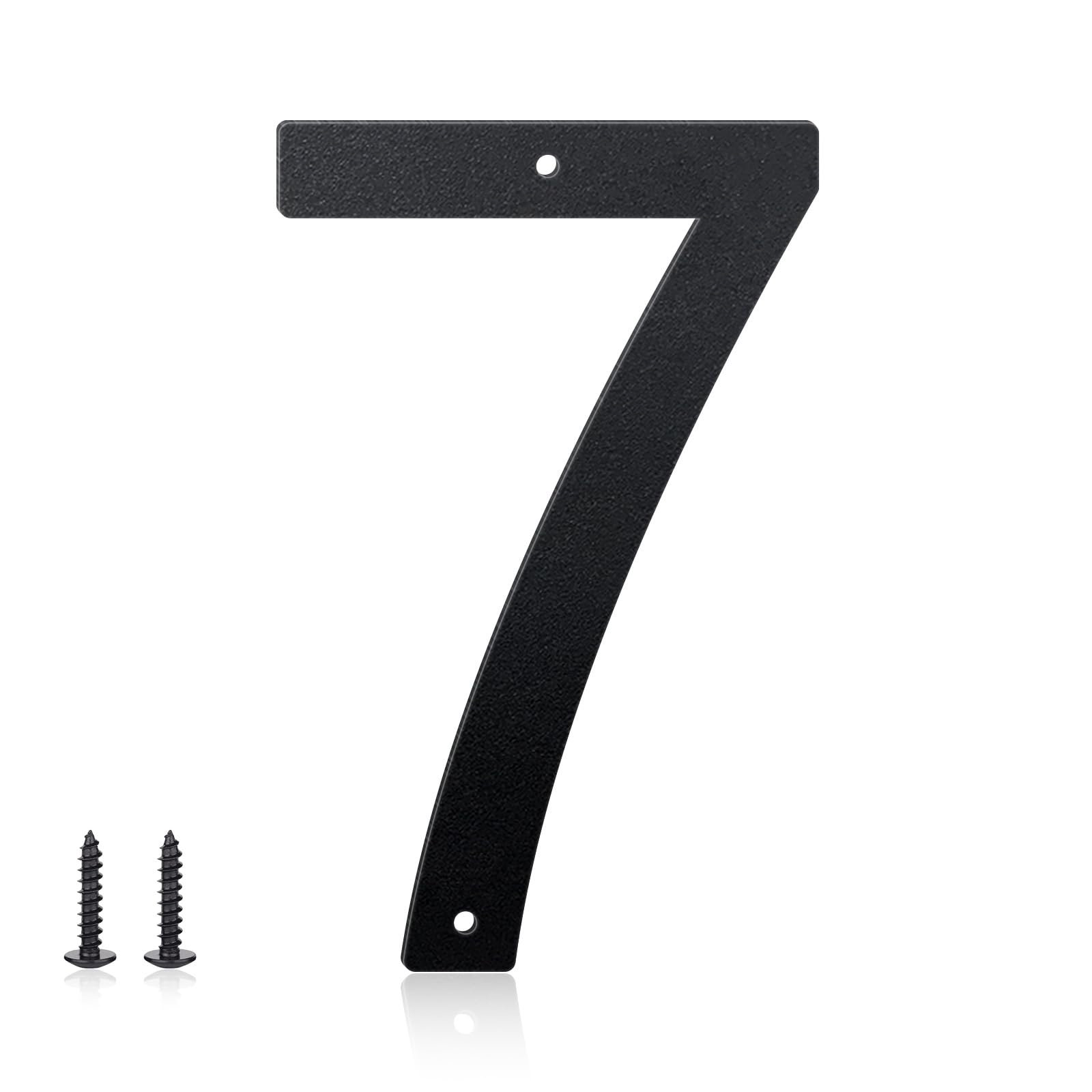 10 Inch House Numbers and Metal Letters for Outdoor Signs, House Numbers for Outside, Aluminum Address Letters and Numbers for Door, Mailbox, Garden, Perfect for Home or Office (Number 7)
