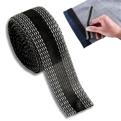 10 m Cinta para dobladillo con plancha, cinta para ropa con plancha, cinta para dobladillo para pantalones, ropa, telas, cinta para planchar, cortinas, lavable, acorta cortinas sin coser