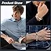 My Daily Styles Men s Stainless Steel Handcuff Bracelet Two-Tone Or Solid Color, Durable Cable Link, Adjustable Fit 8