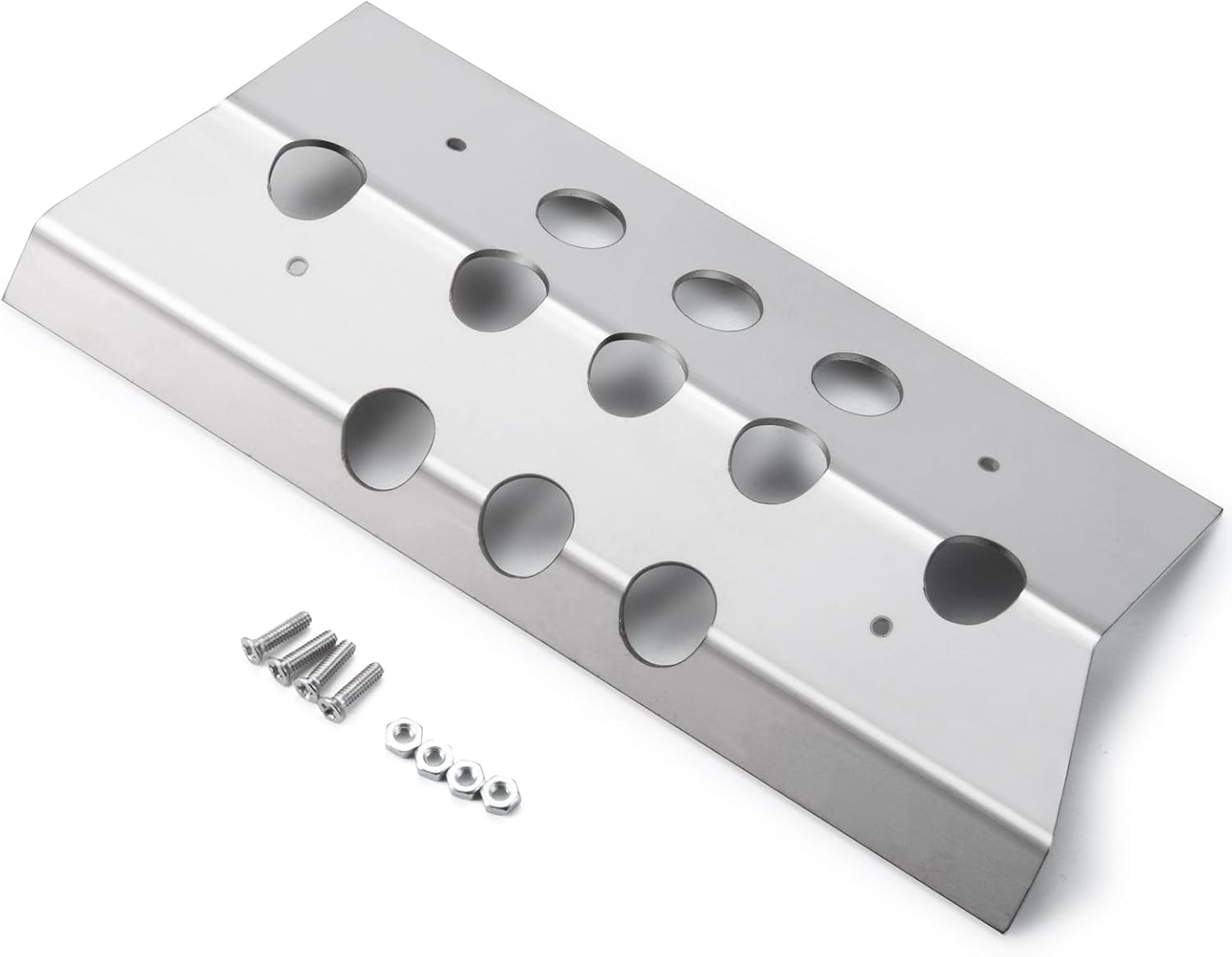 Stainless Steel RC Skid Plate Rear Bumper Protector Chassis Guard Board Protector Plate Protection Compatible with 1/10 TRX6 TRX-6 RC Crawler Car Upgrade Parts