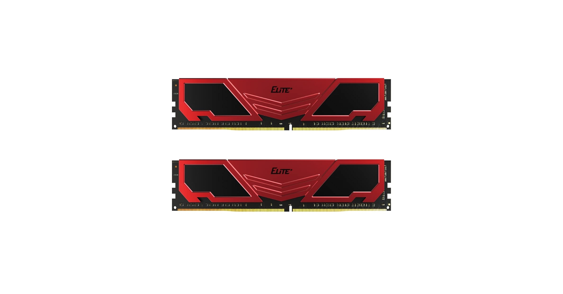 TEAMGROUP Elite Plus DDR4 64GB Kit (2 x 32GB) 3200MHz PC4-25600 CL22 Unbuffered Non-ECC 1.2V U-DIMM 288 Pin PC Computer Desktop Memory Module Ram Upgrade (Red) - TPRD464G3200HC22DC01