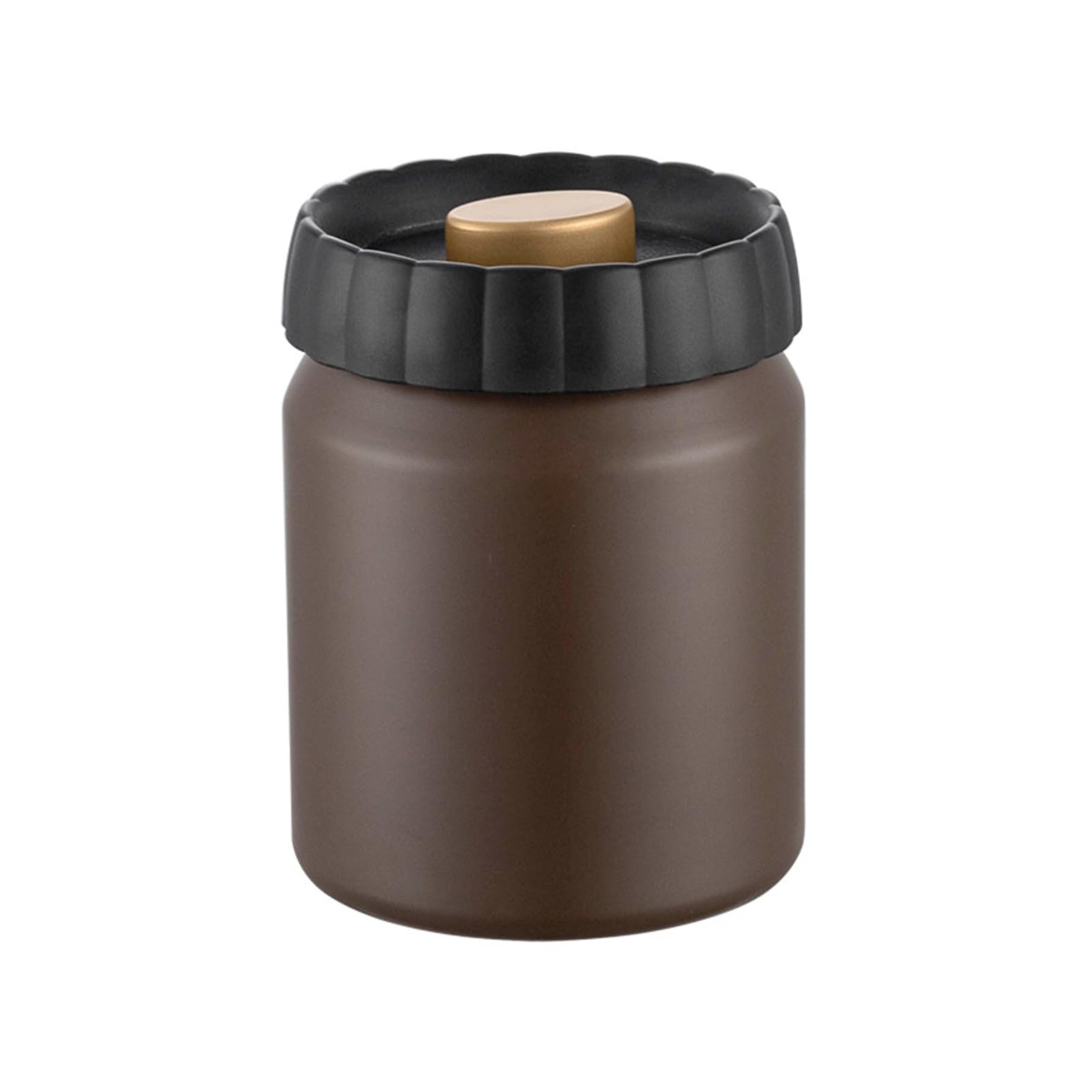 Piceioep Stainless Steel Coffee Jar Vacuum Sealed Food Safe Container Large Capacity for Teas Storage Stainless Steel Coffee Canister