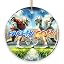 Lacrosse Face Off Go Off Ornament, and Tree Decor for Sport Lovers