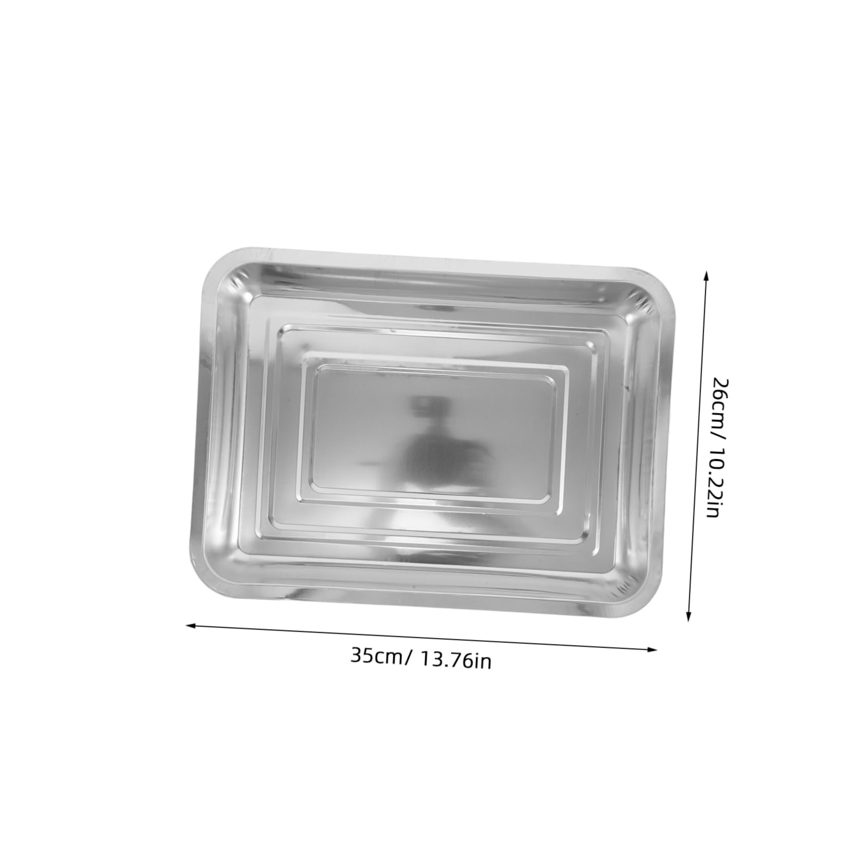 Lot De 6 Plateaux De Semis en Acier Inoxydable pour La Germination des Plantes, Conteneurs pour Pépinière Et Transplantation De Plantes D'intérieur