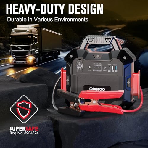 Gooloo EPOWER-275 6750A Jump Starter Gt-Truck, Heavy Duty Car Jumper Starter thumb #3