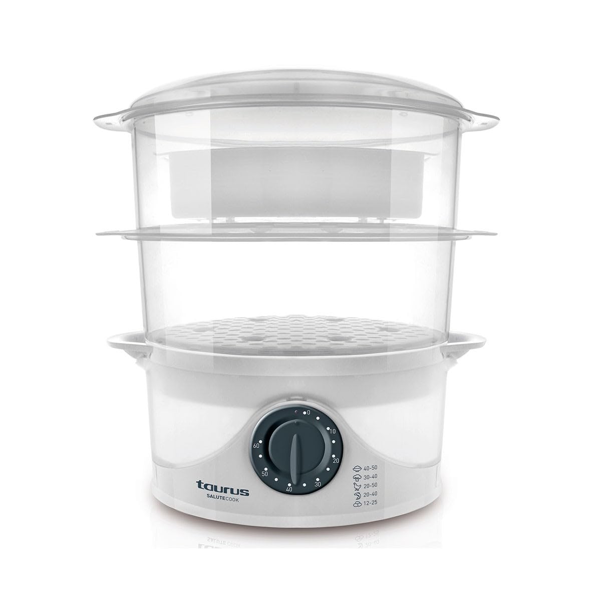 Taurus Salutecook, cuiseur vapeur 800W, 6L, 3 niveaux