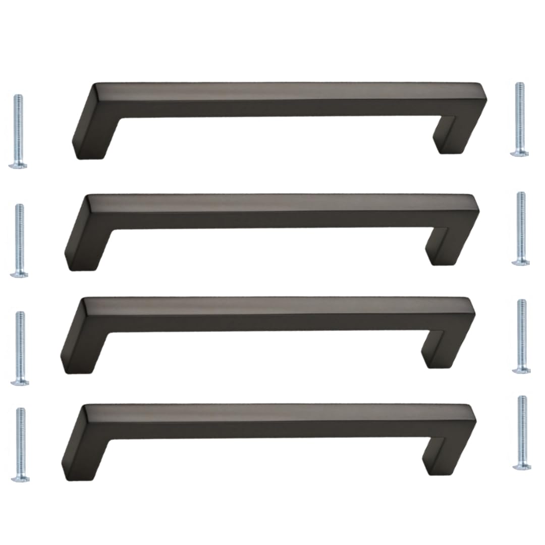 NLQCSXWEP Zinc Alloy Cabinet Bow Handle, Zinc Alloy Cabinet Handles 4 pcs Gray Multiple Sizes Single Hole(6233-160mm)