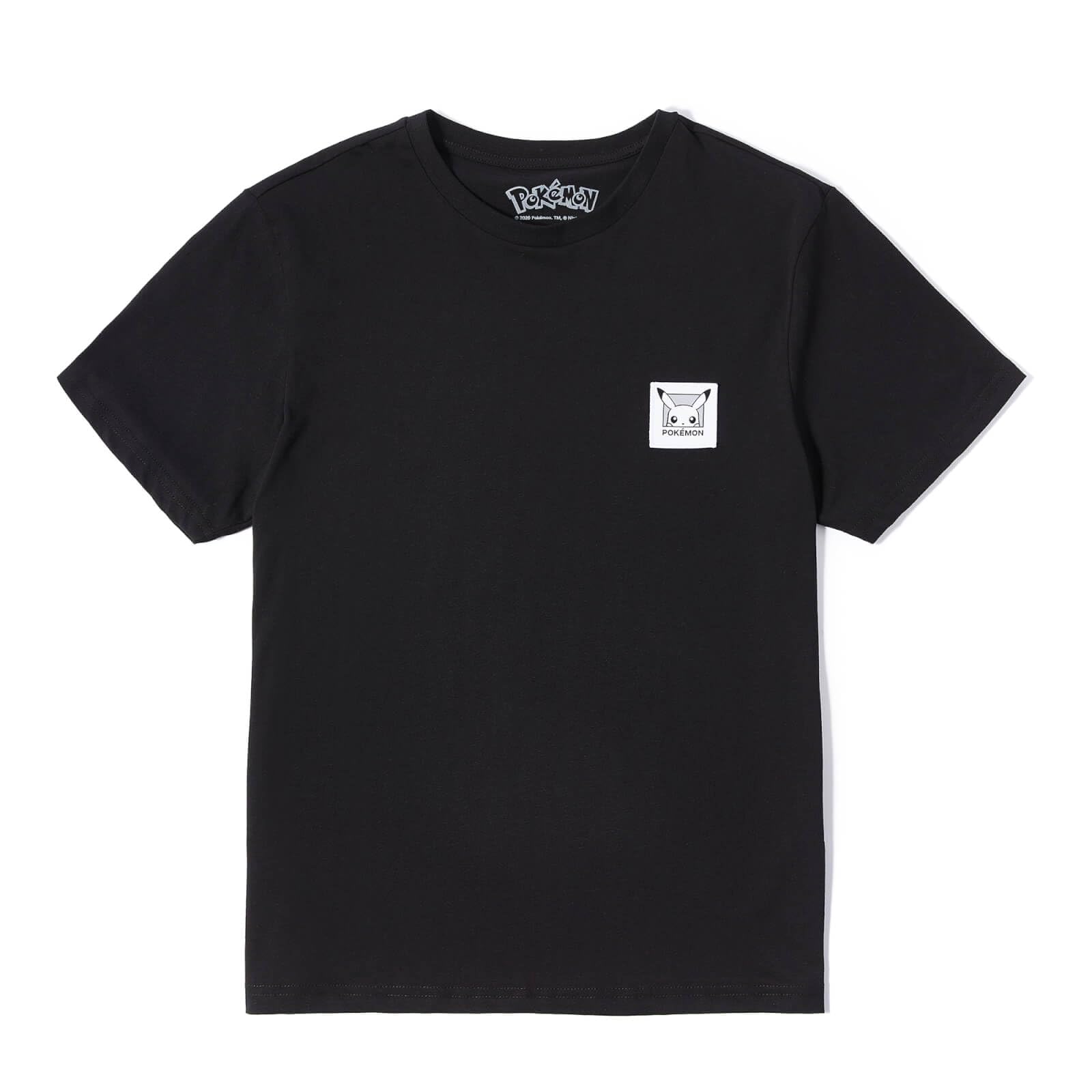 Zavvi Pokémon Pikachu Patch Unisex T-Shirt - Black XL