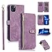 Furiet Compatible with iPhone 14 Plus 6.7 inch Wallet Case 9 Card Slots Retro Leather Flip Credit Card Holder Cell Phone Cover for i-Phone 14+ iPhone14Plus 5G i i14 + iPhone14 14Plus Women Men Purple