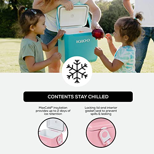 Image of Igloo Tag Along Too Coolers | Insulated Hard Shell Picnic Style Cooler | Rolling Ice Chest