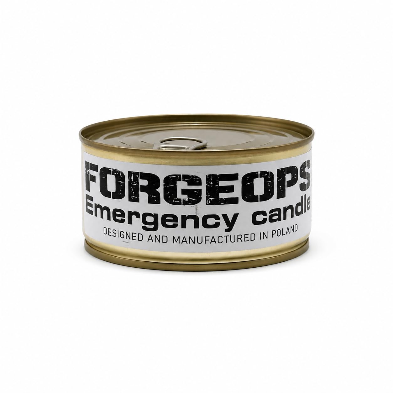 FORGEOPS Emergency Candle, Paraffin, 4 Wicks, 16hrs Burn Time, with Matches, for Camping and Power Outages