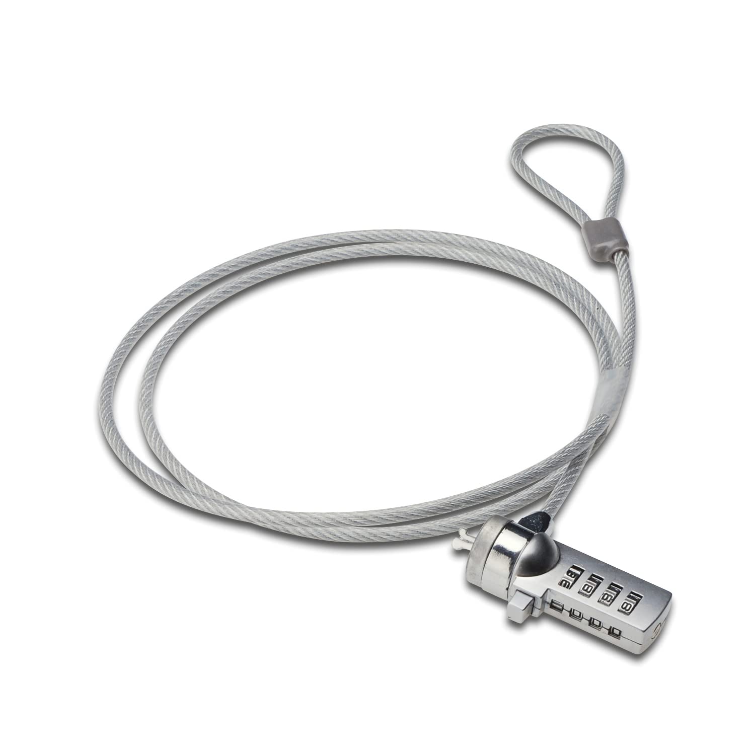 ACT Laptop Lock Combination 1.5m, Portable Anti-Theft cable, 4-Digit Password Lock, for Laptop and PC – AC9015