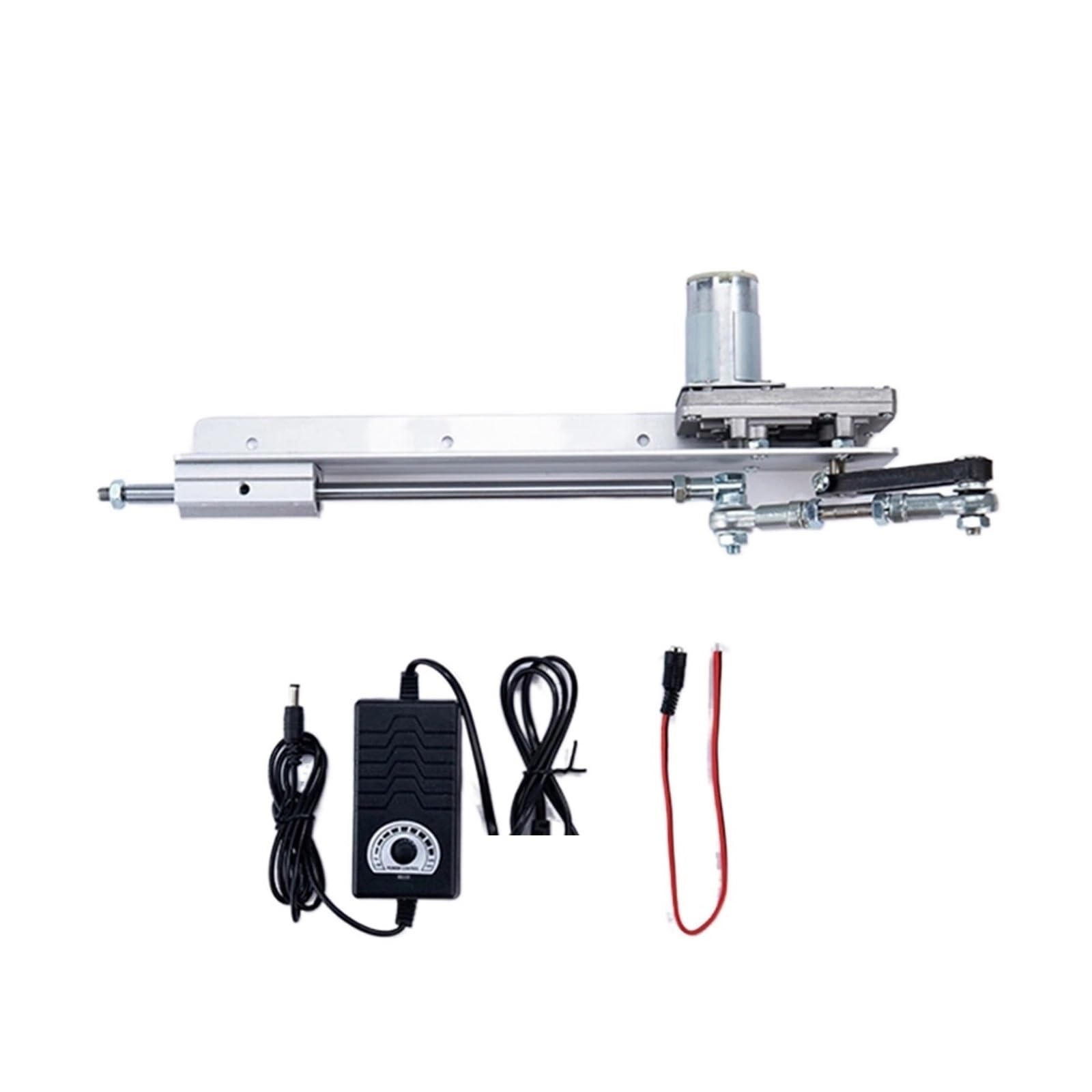 Linearantrieb, Teleskop-Linearantrieb-Kit mit Drehzahlregler, DC 12 V/24 V, DIY-Hubkolben-Linearantrieb, Hub 2–8 cm, 3–15(24V 2-8cm 45RPM)