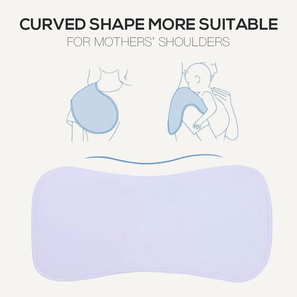 Paquete de 6 paños de algodón Extra absorbentes y Suaves para bebés y niñas
