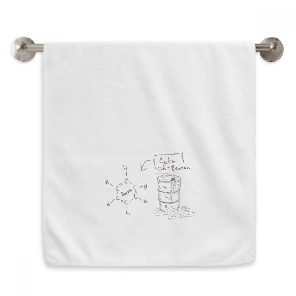 Diadème serviettes moelleuses benzène chimique DIYthinker cadeau pour chercheur