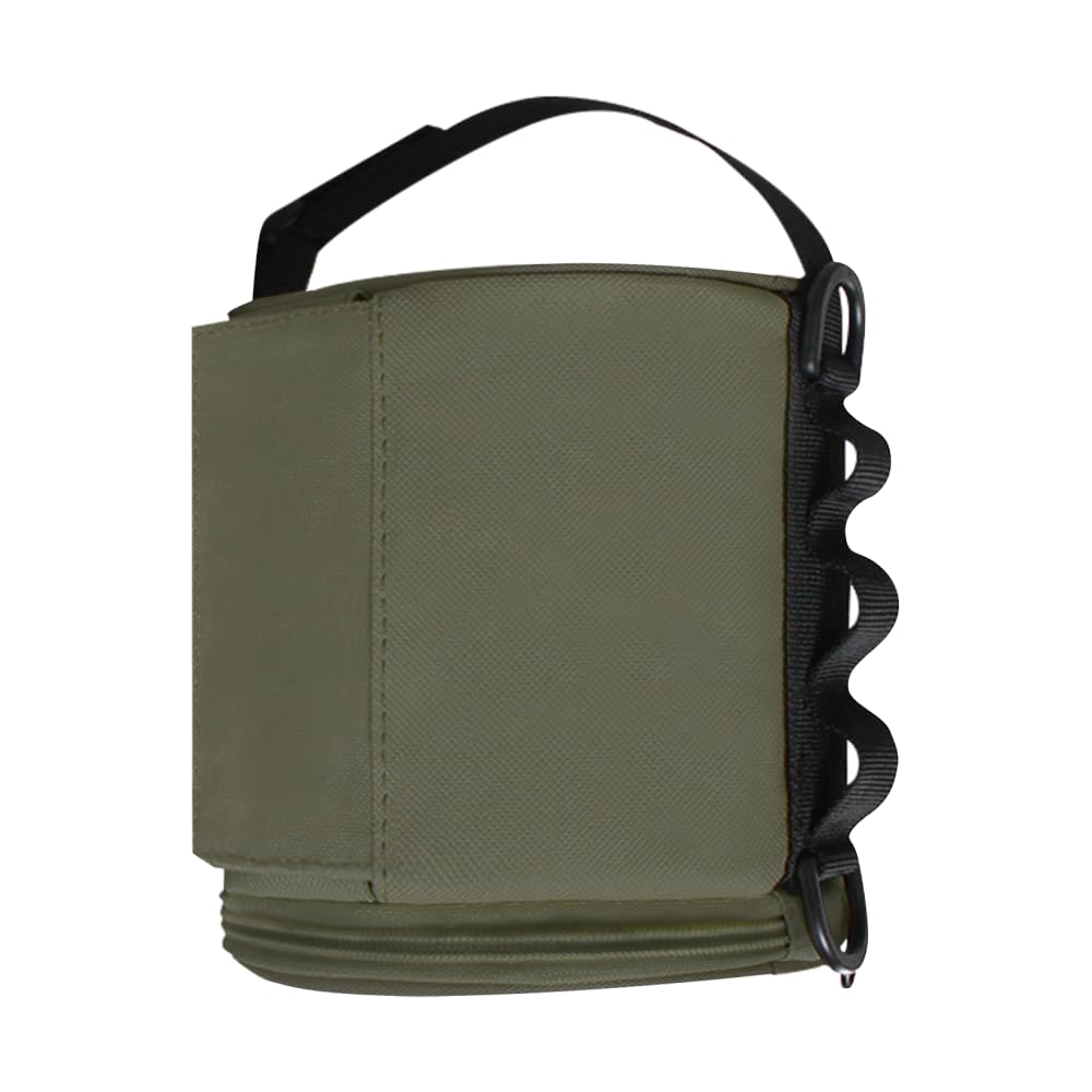 Sport Toilet Paper Holder, Portable Toilet Roll Case with Handle & Side Webbing Dual-Access Roll Paper Storage Bag for Camping Hiking Picnics