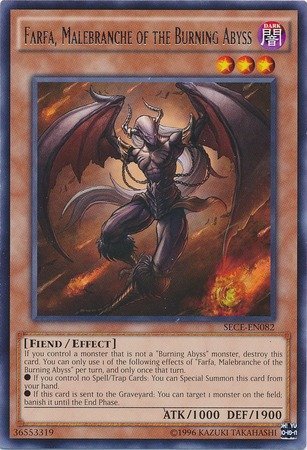Amazon.com: YU-GI-OH! - Farfa, Malebranche of The Burning Abyss  (SECE-EN082) - Secrets of Eternity: Super Edition - Unlimited Edition