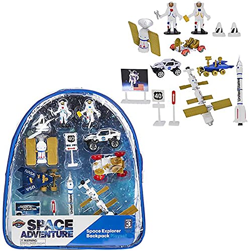 Space Explorer Rucksack Set, Space Station Kit enthält Mars Rover Cover