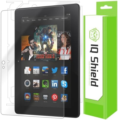IQShield Skin and Screen Protector for Amazon Kindle Fire HDX